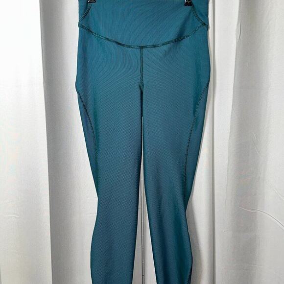 💚💙 Lululemon Base Pace High-Rise Tight 25” Two-Tone Ribbed - Size 8 💚💙 - Picture 6 of 13